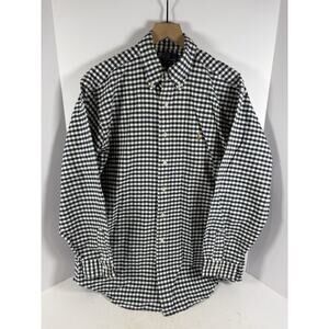 Polo Ralph Lauren Yarmouth Oxford Shirt Mens 16 40/41 Blue Gingham Button Down